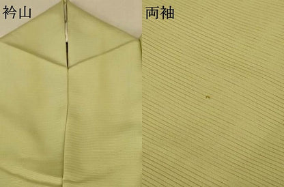 平和屋着物＊夏物 色無地 絽 若芽色 正絹 逸品 AABF2816jd