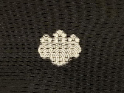 平和屋着物＊夏物 黒留袖 絽 地紙人物花文 金彩 洗える着物 AABF2825jd