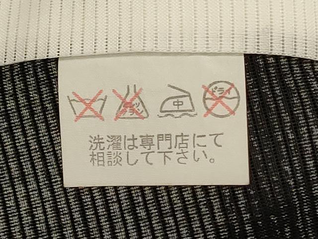 平和屋着物＊夏物 黒留袖 絽 地紙人物花文 金彩 洗える着物 AABF2825jd