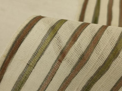 平和屋着物＊夏物 絹芭蕉 縞 正絹 逸品 AABF2826jd