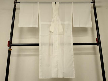 平和屋着物＊夏物 長襦袢 絽 白色 洗える着物 AABF2829jd