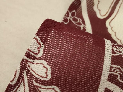 平和屋着物＊夏物　訪問着　絽　扇子文　洗える着物　AABF2830jd