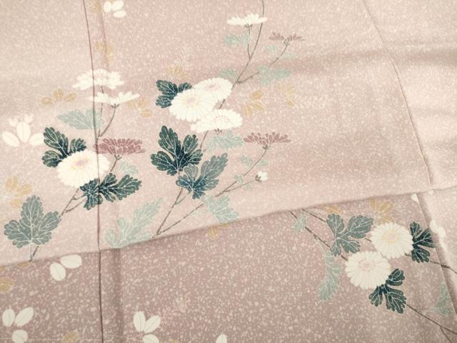 平和屋着物●訪問着 友禅 吉祥 枝花文 正絹 逸品 AABF2841ck