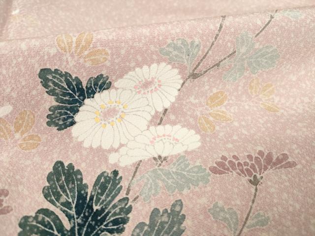 平和屋着物●訪問着 友禅 吉祥 枝花文 正絹 逸品 AABF2841ck