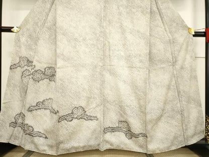 平和屋着物●訪問着 総絞り 枝花文 正絹 逸品 未使用 AABF2843ck