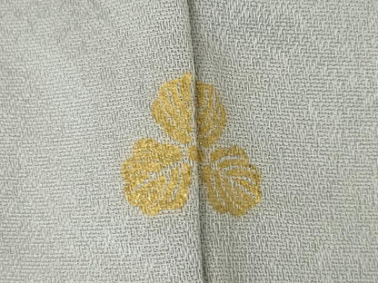 平和屋着物●訪問着 友禅 作家物 刺繍 花鳥文 暈し染め 正絹 逸品 AABF2850ck