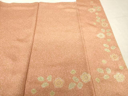 平和屋着物●京友禅の第一人者 松井青々 訪問着 駒刺繍 松皮菱花文 金彩 正絹 逸品 AABF2871ck