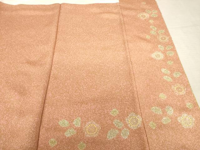 平和屋着物●京友禅の第一人者 松井青々 訪問着 駒刺繍 松皮菱花文 金彩 正絹 逸品 AABF2871ck