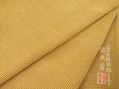 平和屋着物●江戸小紋 作家物 角通し 正絹 逸品 AABF2879ck