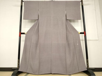 平和屋着物●伝統工芸士 保科土山 江戸小紋 行儀 正絹 逸品 AABF2882ck