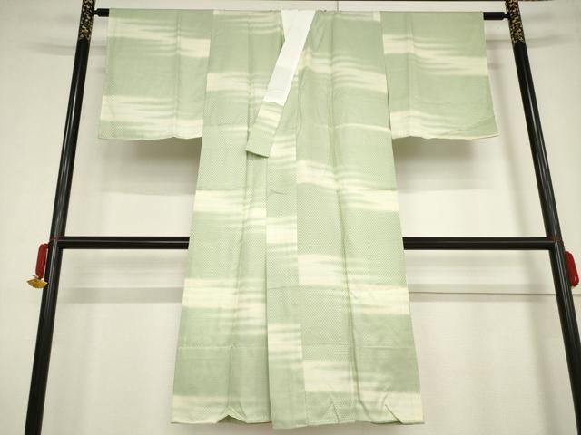 平和屋着物●長襦袢 無双仕立て 霞文 暈し染め 正絹 逸品 未使用 AABF2892ck