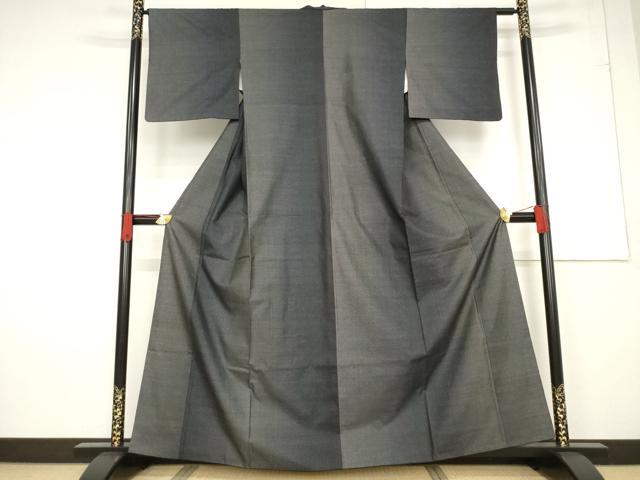 平和屋着物●本場大島紬 カタス9マルキ 間道 正絹 逸品 AABF2901ck