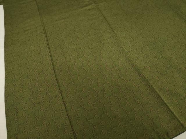 平和屋着物●重要無形文化財 人間国宝 中村勇二郎 江戸小紋 古代菊 正絹 逸品 AABF2904ck