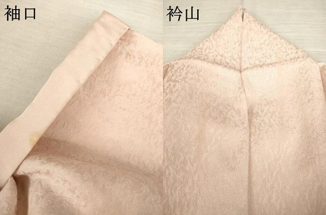 平和屋着物●上質な色無地 一斤染色 正絹 逸品 AABF2912ck