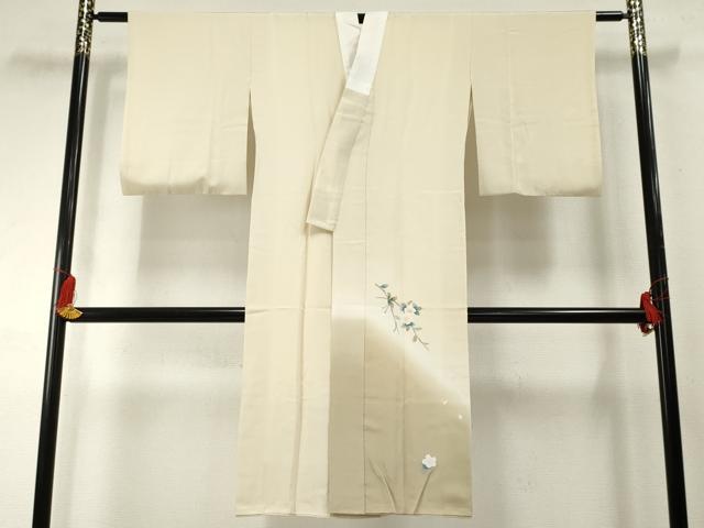 平和屋着物●長襦袢　袷　枝花文　暈し染め　正絹　逸品　AABF2922cs 平和屋着物○長襦袢 袷 枝花文 暈し染め 正絹 逸品 AABF2922cs