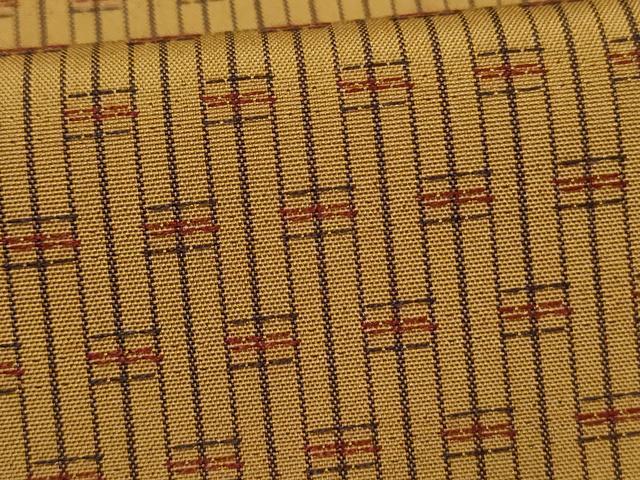 平和屋着物●上質な紬　変わり縞　正絹　逸品　AABF2925cs