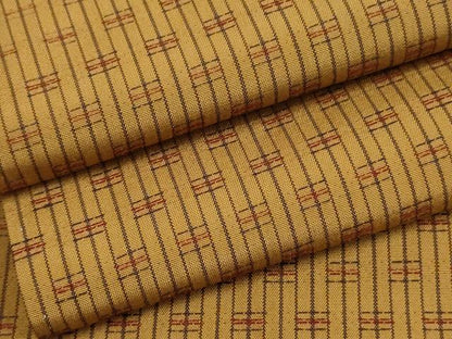 平和屋着物●上質な紬　変わり縞　正絹　逸品　AABF2925cs