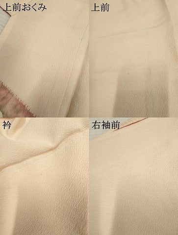 平和屋着物●訪問着　辻が花　絞り　正絹　逸品　AABF2927cs