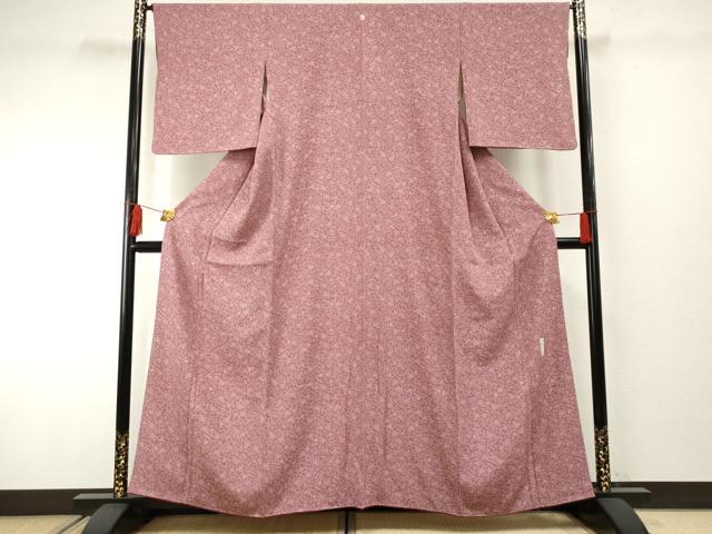 平和屋着物●重要無形文化財 人間国宝 中村勇二郎 江戸小紋 平等院鳳凰 正絹 逸品 AABF2939cs