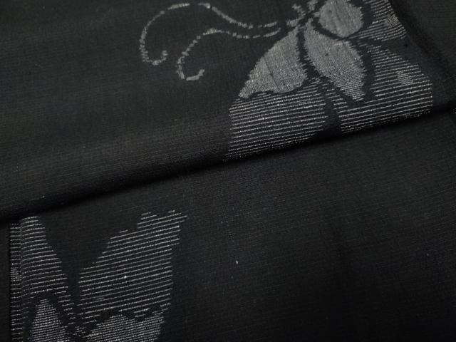平和屋着物●上質な紬 舞蝶文 正絹 逸品 AABF2941cs