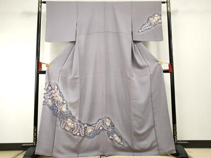 平和屋着物●訪問着 辻が花 絞り 正絹 逸品 未使用 AABF2942cs