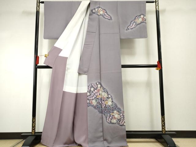 平和屋着物●訪問着 辻が花 絞り 正絹 逸品 未使用 AABF2942cs