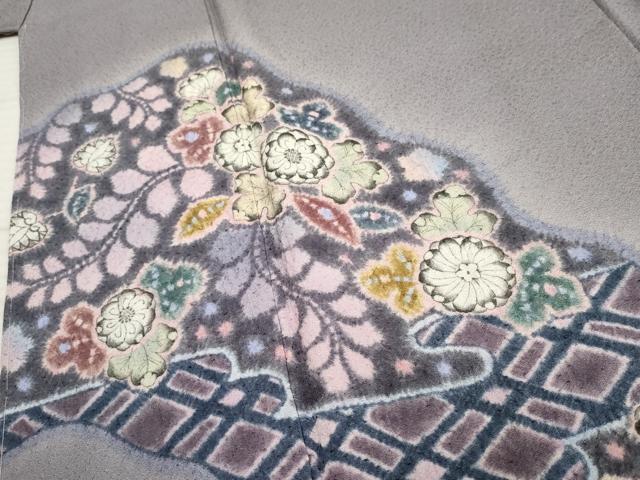 平和屋着物●訪問着 辻が花 絞り 正絹 逸品 未使用 AABF2942cs