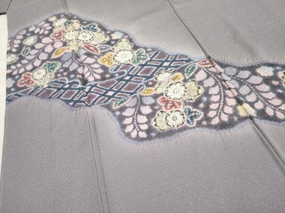 平和屋着物●訪問着 辻が花 絞り 正絹 逸品 未使用 AABF2942cs
