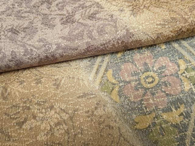 平和屋着物●訪問着 花唐草文 暈し染め 金彩 正絹 逸品 AABF2950cs