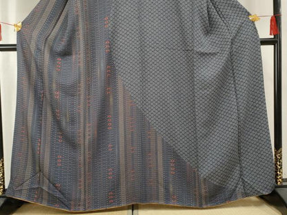 平和屋着物●訪問着 花蝶文 正絹 逸品 AABF2957cs