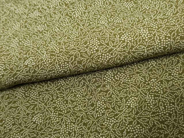 平和屋着物●江戸小紋 葡萄枝葉文 さが美扱い 正絹 逸品 AABF2958cs