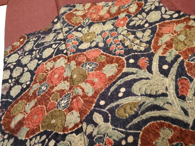 平和屋着物●訪問着 辻が花 草花文 正絹 逸品 AABF2975cs