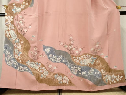 平和屋着物●訪問着 作家物 辻が花 絞り 金彩 正絹 逸品 AABF2978cs