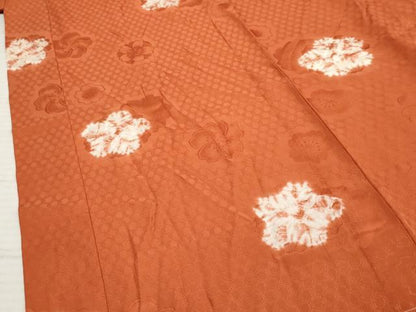 平和屋着物●振袖用長襦袢 無双仕立て 舞花文 半衿刺繍 正絹 逸品 AABF2982cs