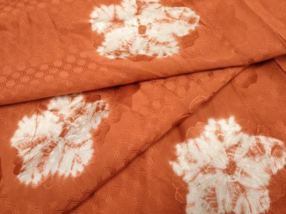 平和屋着物●振袖用長襦袢 無双仕立て 舞花文 半衿刺繍 正絹 逸品 AABF2982cs