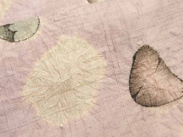 平和屋着物●上質な小紋 紬地 辻が花 絞り 正絹 逸品 未使用 AABF2990cs