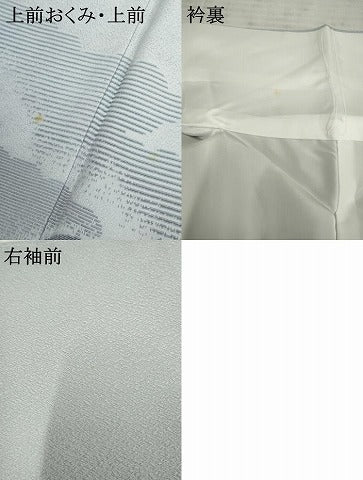 平和屋着物●ファッションデザイナー コシノアヤコ 色留訪問着 モール織 雲重ね文 暈し染め 正絹 逸品 未使用 AABF2991cs