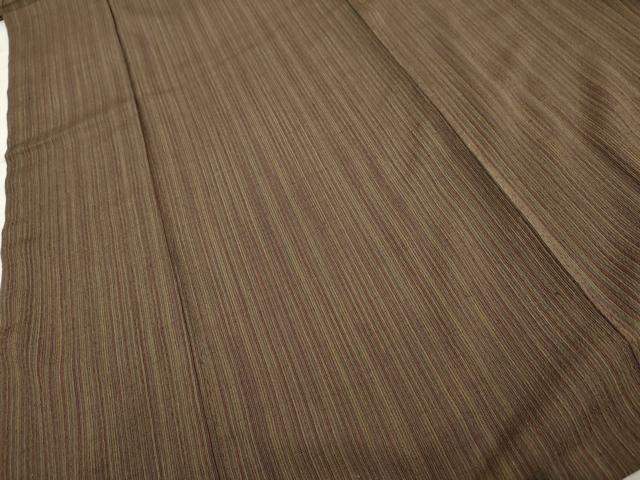 平和屋着物●本塩沢 やまだ織 正絹 逸品 AABF2996cs