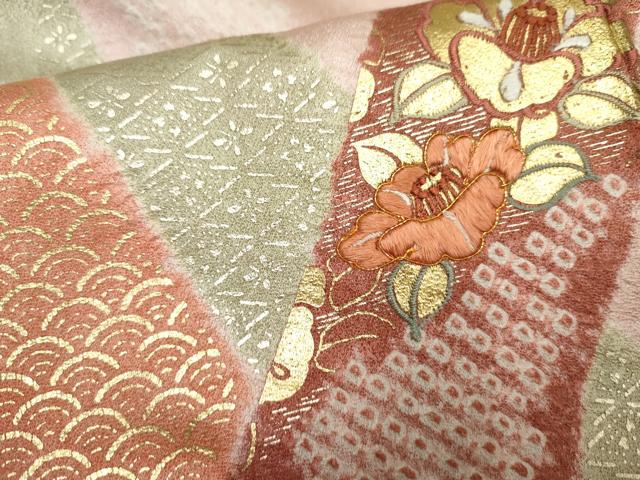 平和屋着物●創業460年・千總 訪問着 正絹 逸品 AABF2997cs