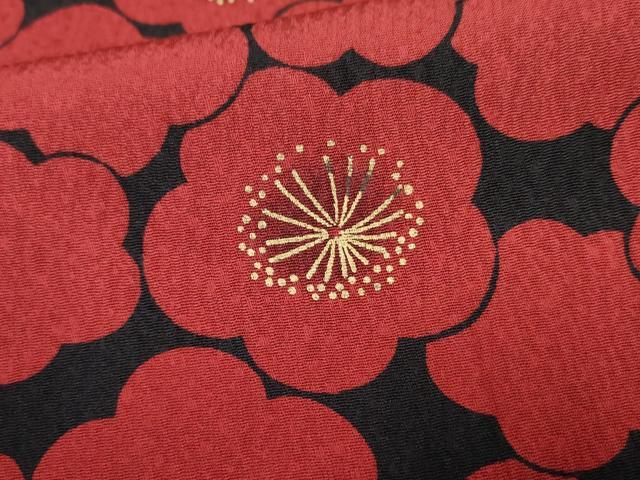 平和屋着物●豪華振袖 笹梅文 金彩 正絹 逸品 AABF3002cs