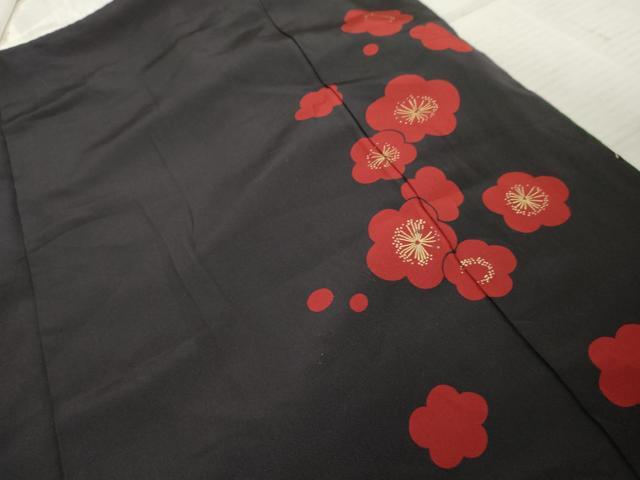 平和屋着物●豪華振袖 笹梅文 金彩 正絹 逸品 AABF3002cs