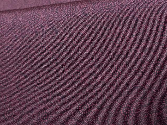 平和屋着物●江戸小紋 古代菊 正絹 逸品 AABF3010cs