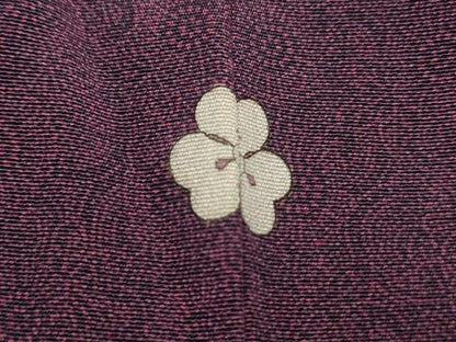 平和屋着物●江戸小紋 古代菊 正絹 逸品 AABF3010cs
