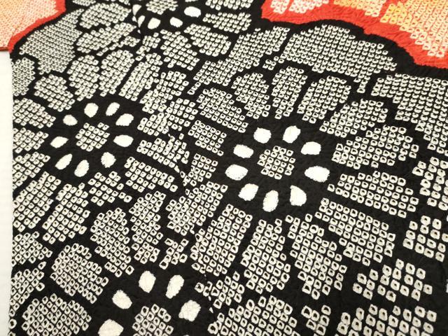 平和屋着物●豪華振袖 総絞り 舞花文 正絹 逸品 AABF3011cs