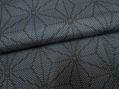 平和屋着物●本場大島紬 一元7マルキ 麻の葉文様 正絹 逸品 未使用 AABF3013cs