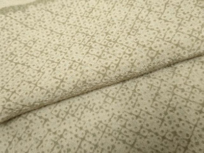 平和屋着物●長襦袢 袷 鹿の子横段文 暈し染め 正絹 逸品 未使用 AABF3028cs