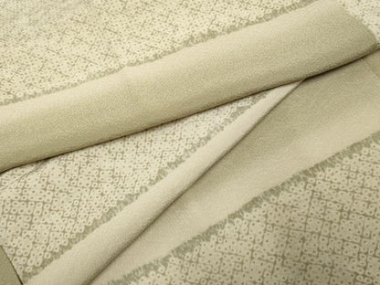 平和屋着物●長襦袢 袷 鹿の子横段文 暈し染め 正絹 逸品 未使用 AABF3028cs