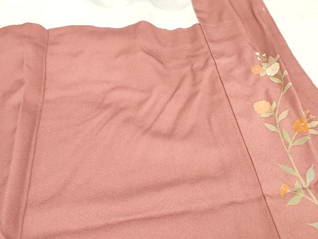 平和屋着物●訪問着 作家物 暈し染め 草花文 金彩 正絹 逸品 AABF3034cs