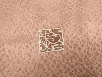 平和屋着物●訪問着 友禅 作家物 泰三 枝花文 正絹 逸品 AABF3036cs