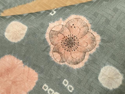 平和屋着物●訪問着 辻が花 絞り 金彩 正絹 逸品 AABF3039cs